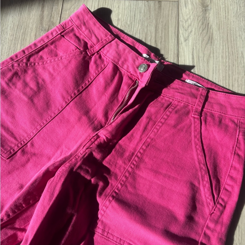 Forever 21 Hot Pink Straight Leg Pants